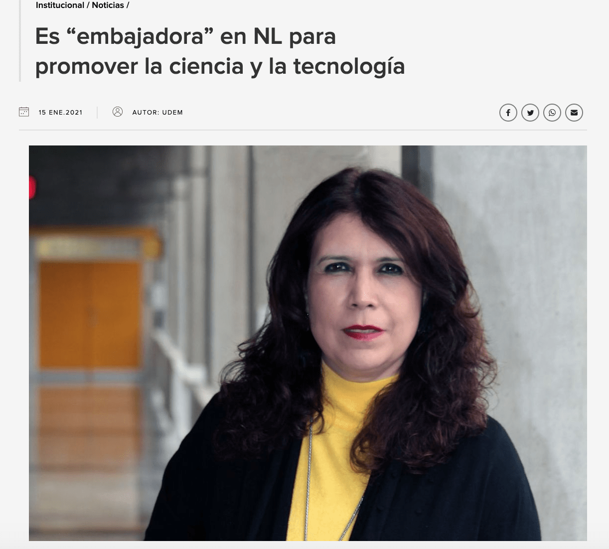 Representante de Nuevo León | María del Consuelo