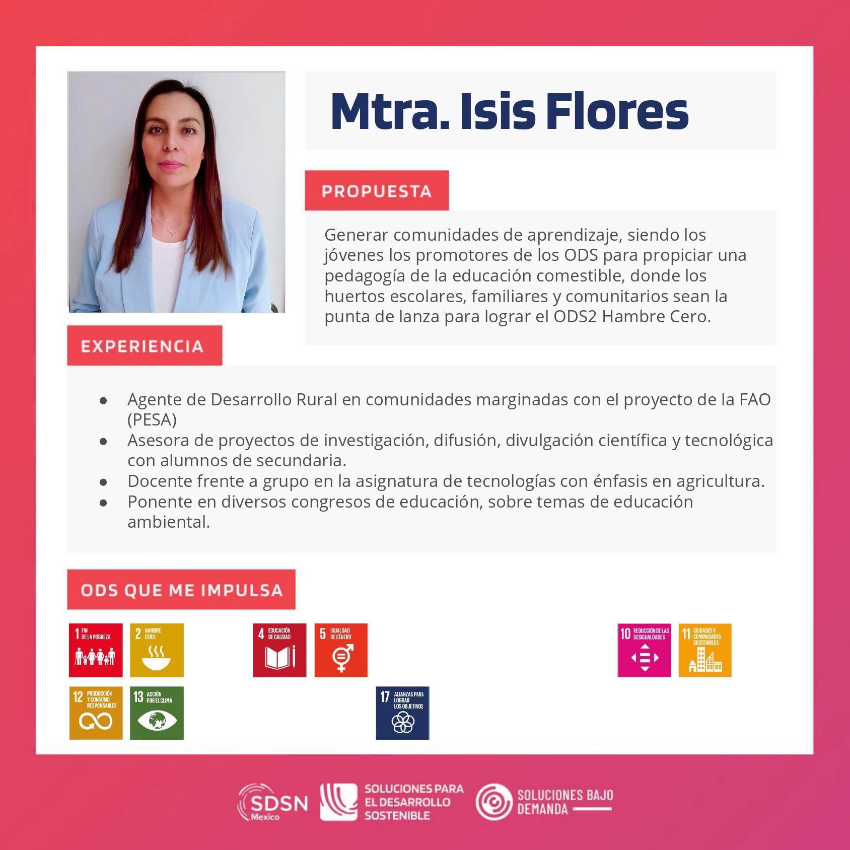 Representante de Tlaxcala | Isis Flores Gutierrez