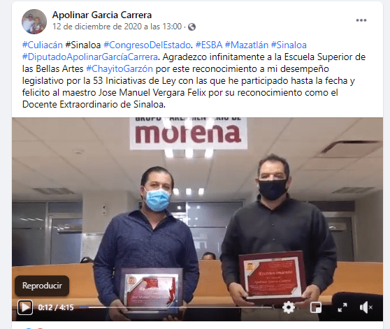 Representante de Sinaloa | José Manuel