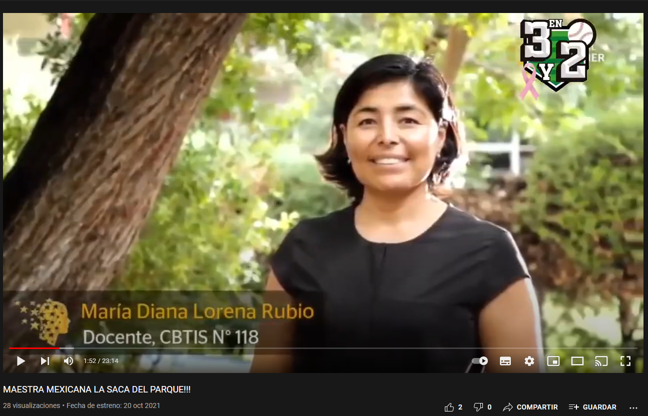 MAESTRA MEXICANA, Nominada entre 10 de los mejores del mundo