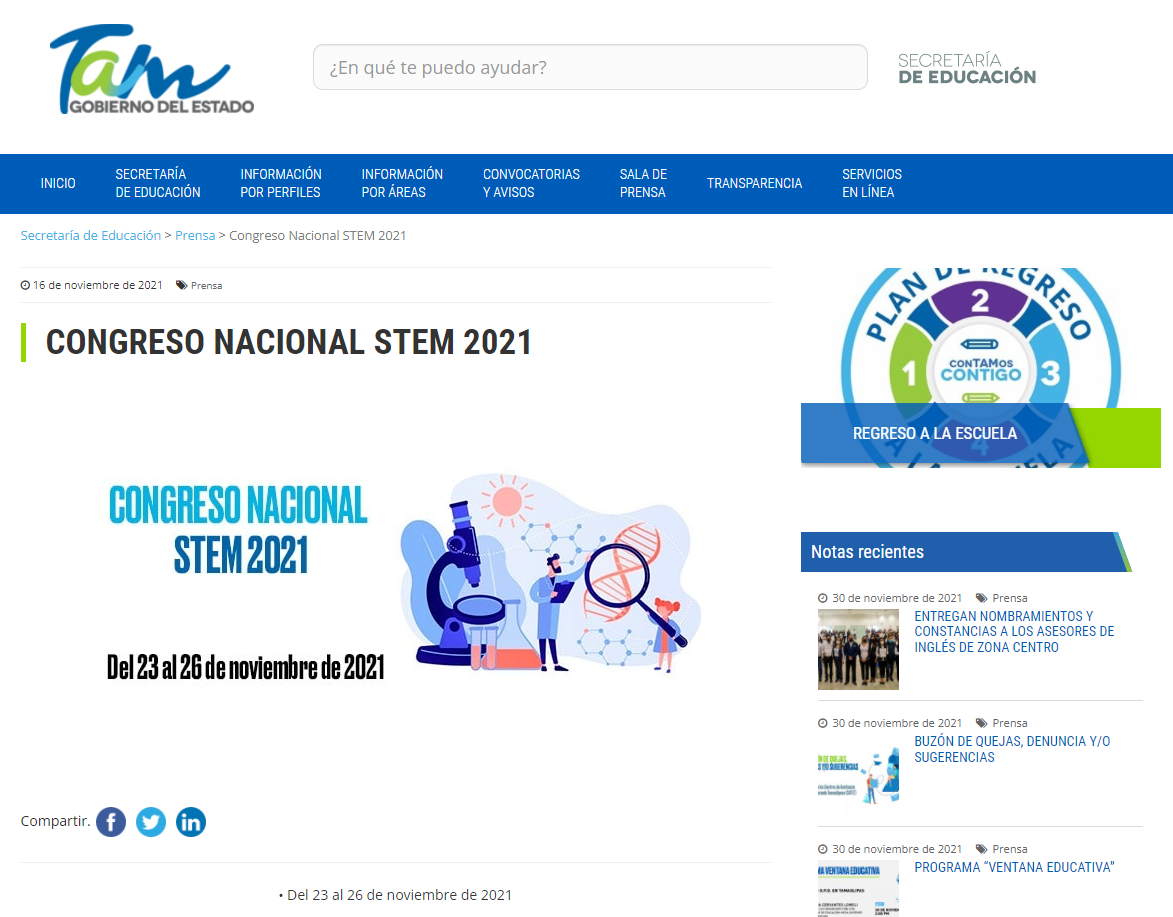 CONGRESO NACIONAL STEM 2021