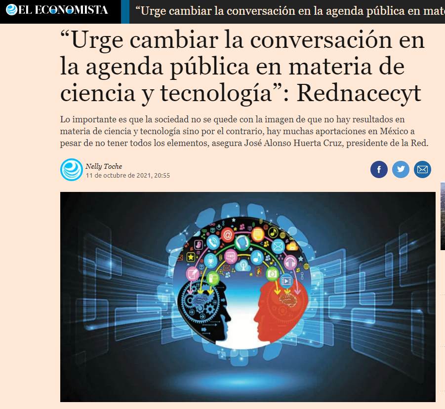 “Urge cambiar la conversación en la agenda pública en materia de ciencia y tecnología”: Rednacecyt