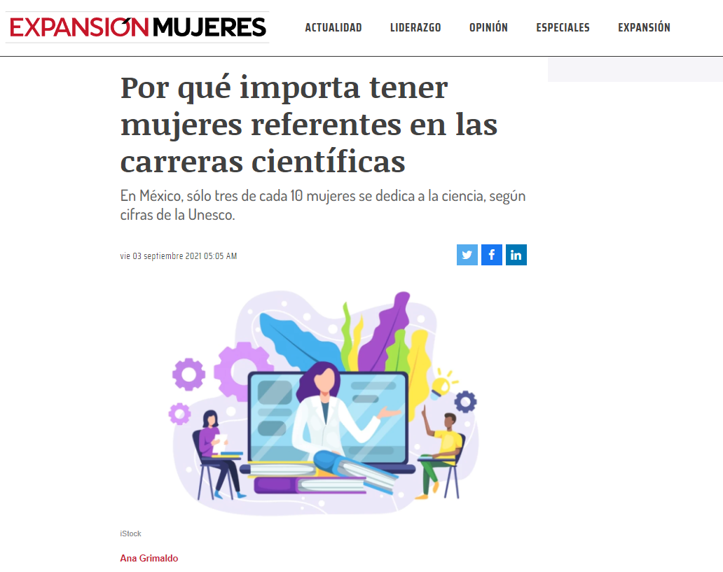 Por qué importa tener mujeres referentes en las carreras científicas