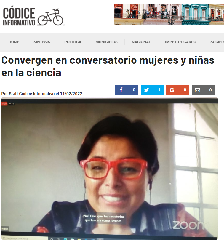 Convergen en conversatorio mujeres y niñas en la ciencia
