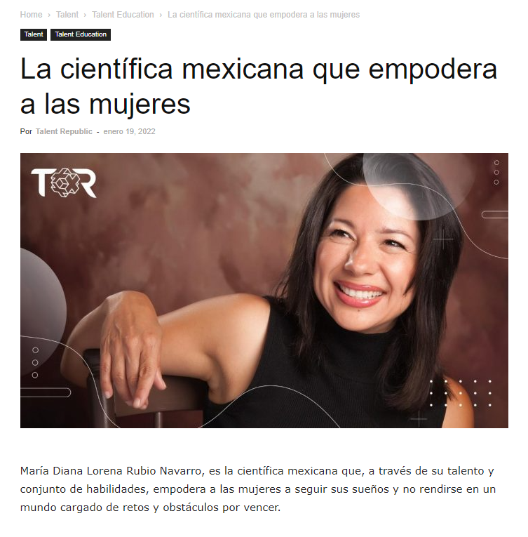 La científica mexicana que empodera a las mujeres