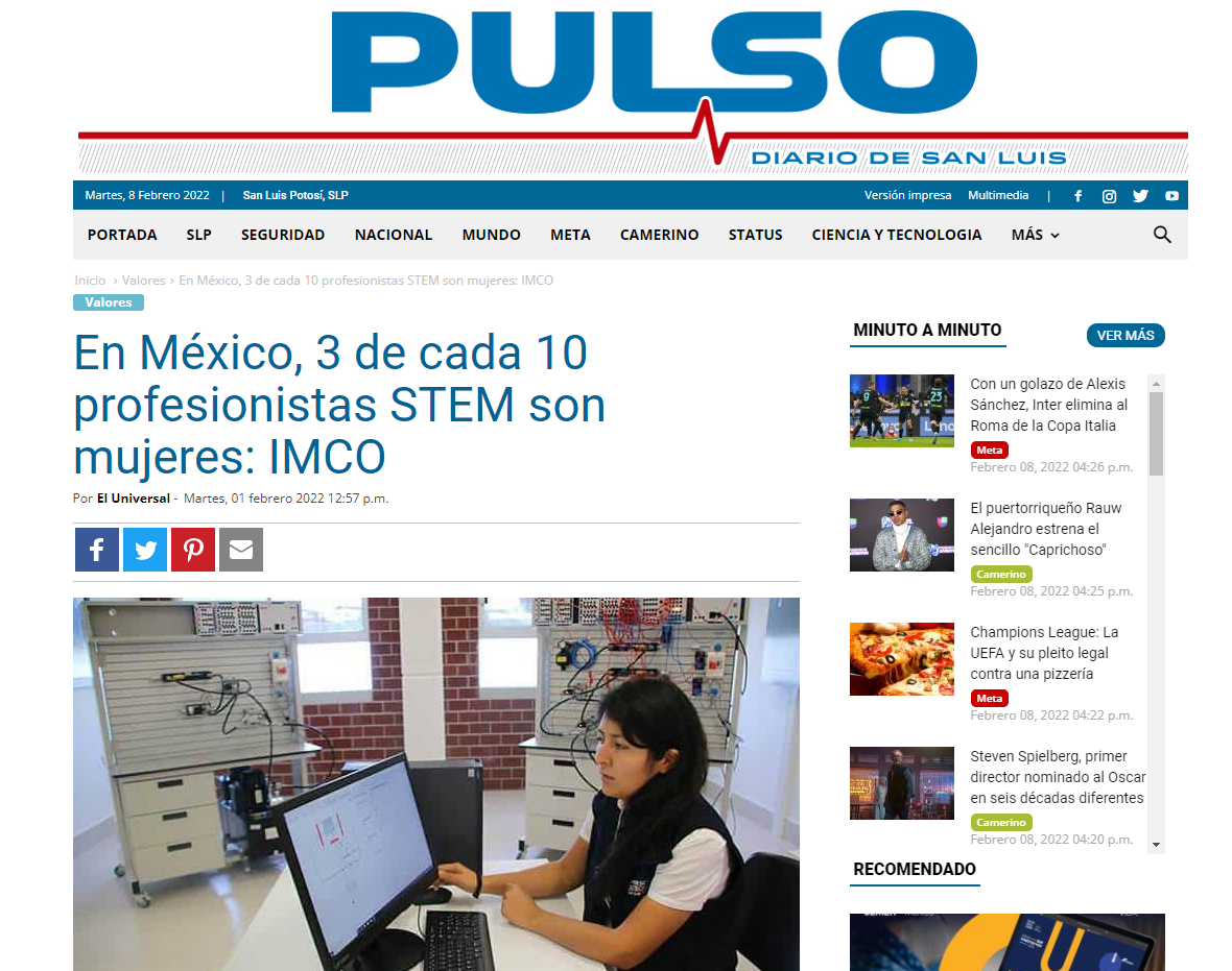 En México, 3 de cada 10 profesionistas STEM son mujeres: IMCO
