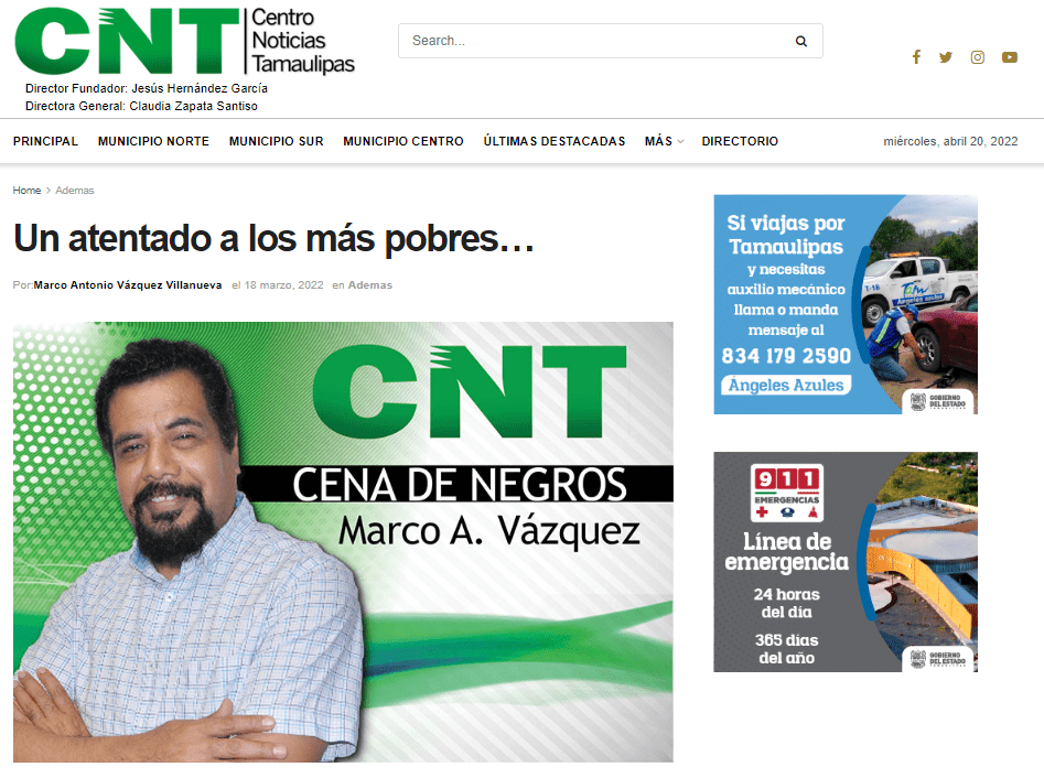 Maestro Tamaulipeco entre los 10 mejores Docentes de México