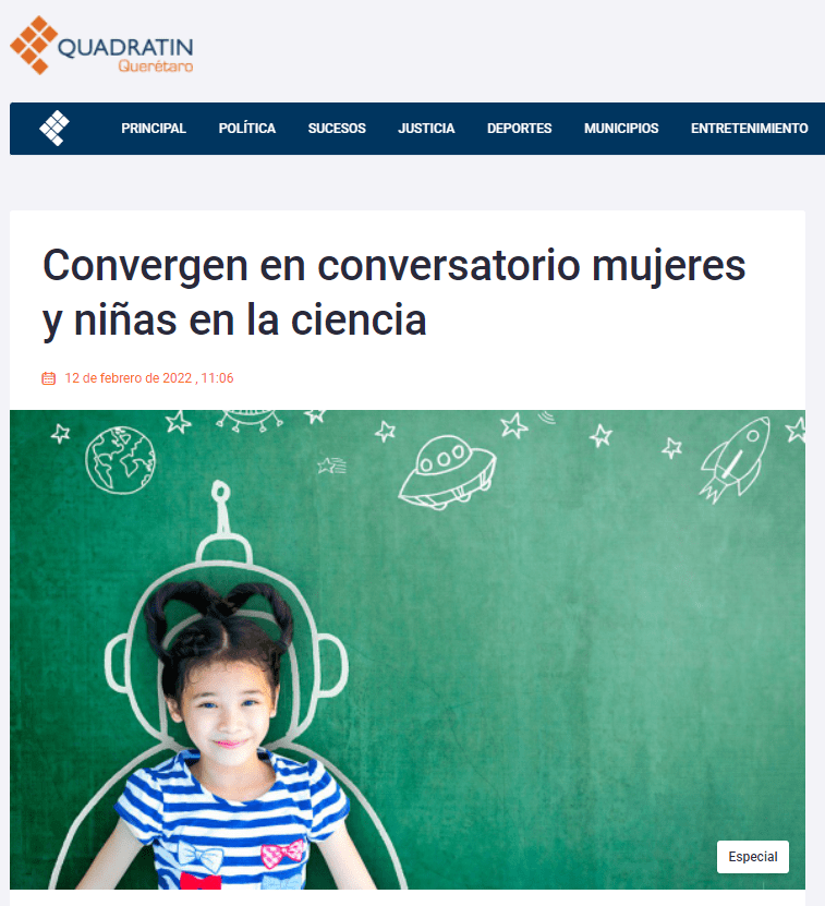 Convergen en conversatorio mujeres y niñas en la ciencia