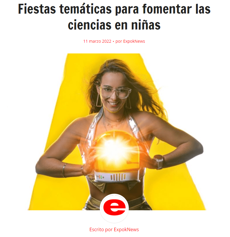 Fiestas temáticas para fomentar las ciencias en niñas