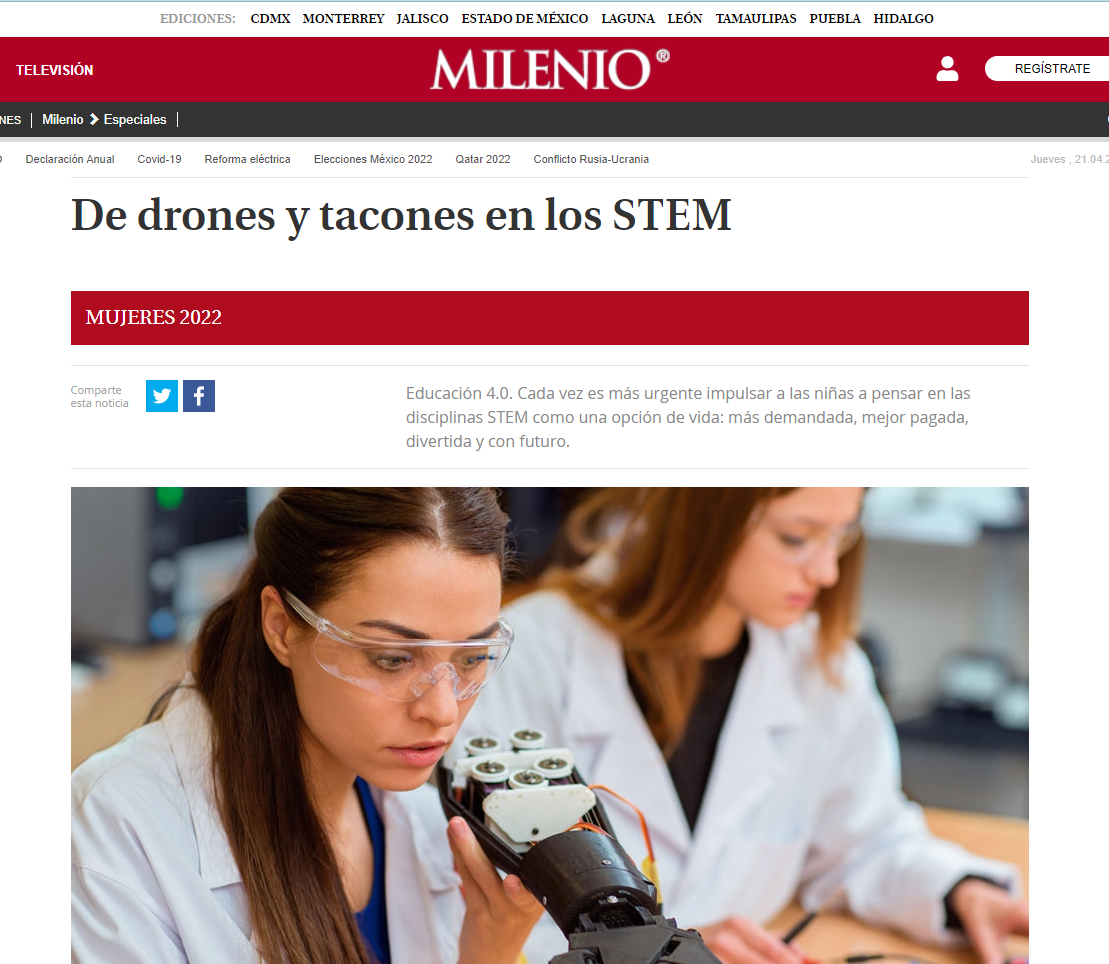 De drones y tacones en los STEM