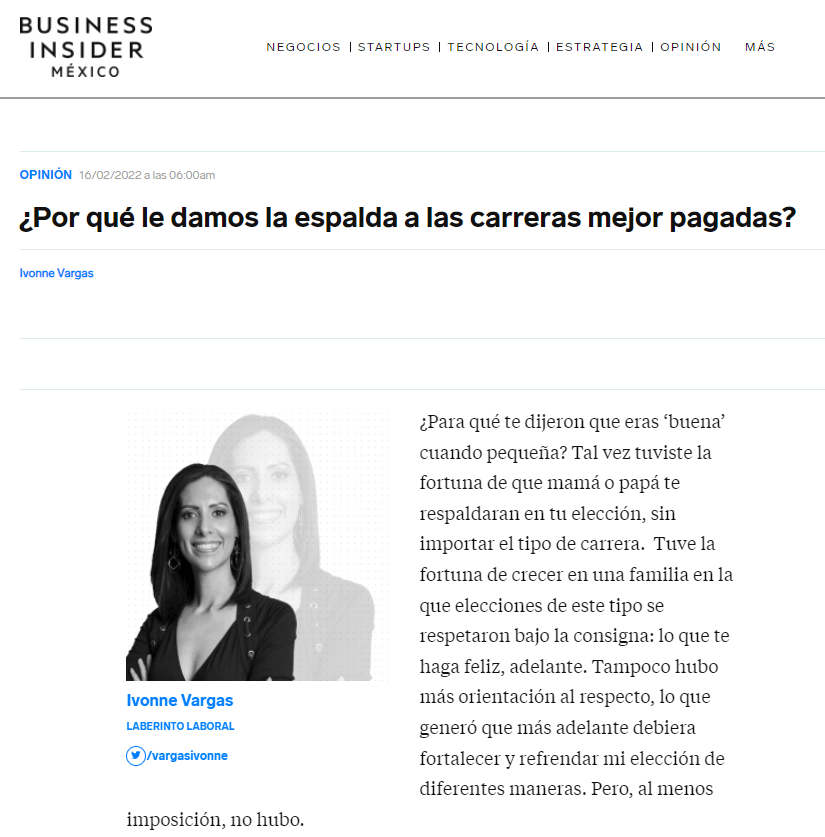 ¿Por qué le damos la espalda a las carreras mejor pagadas?