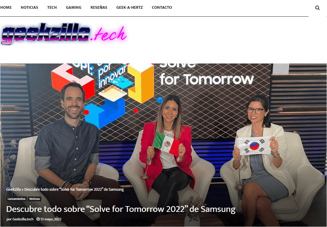 Descubre todo sobre “Solve for Tomorrow 2022” de Samsung