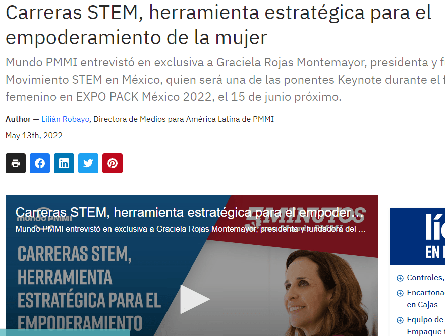 Carreras STEM, herramienta estratégica para el empoderamiento de la mujer