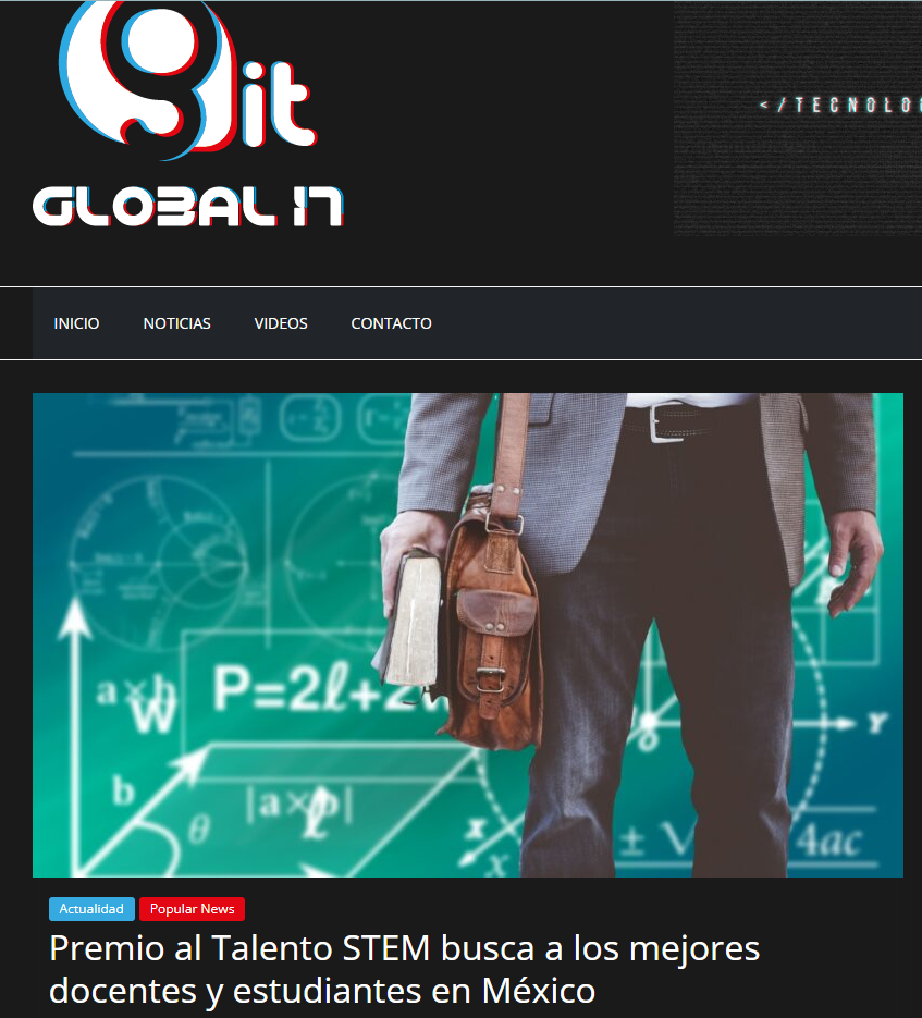 Premio al Talento STEM busca a los mejores docentes y estudiantes en México
