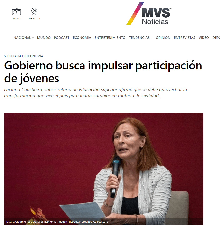 Gobierno busca impulsar participación de jóvenes