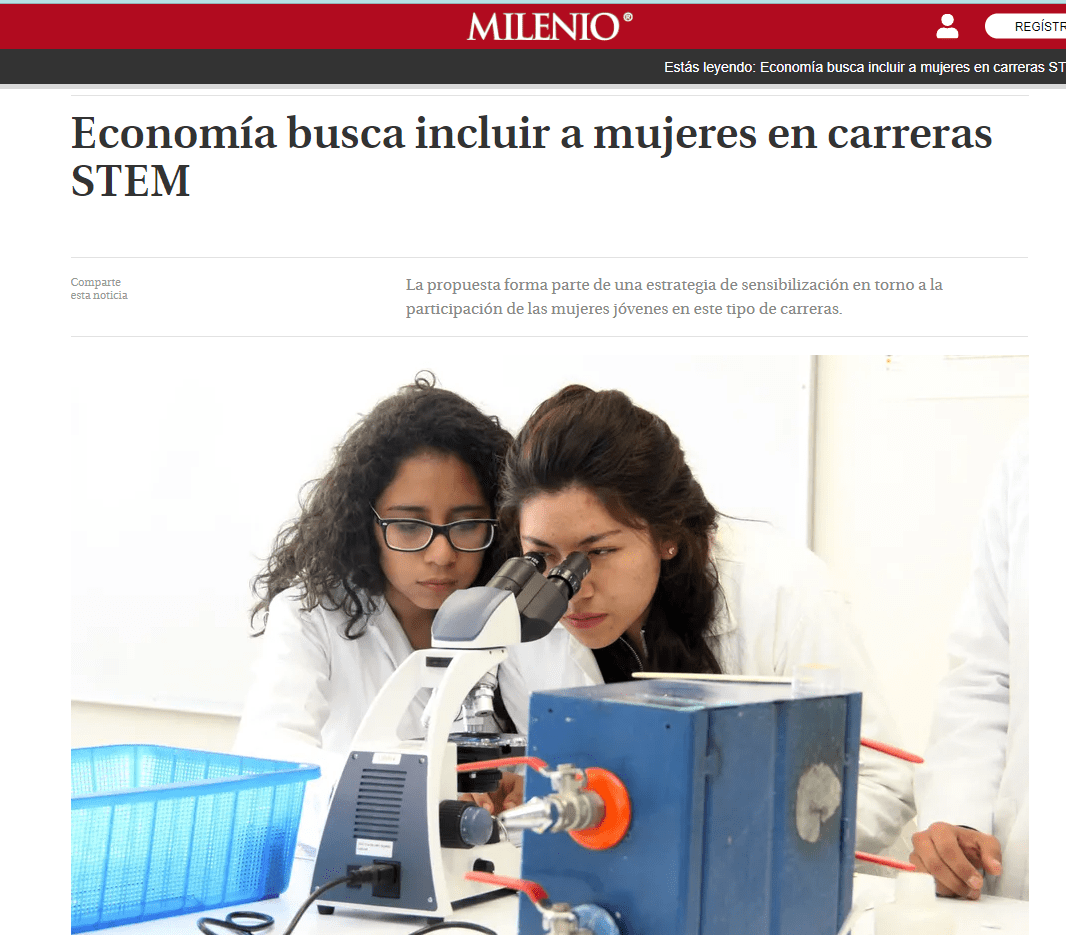 Economía busca incluir a mujeres en carreras STEM