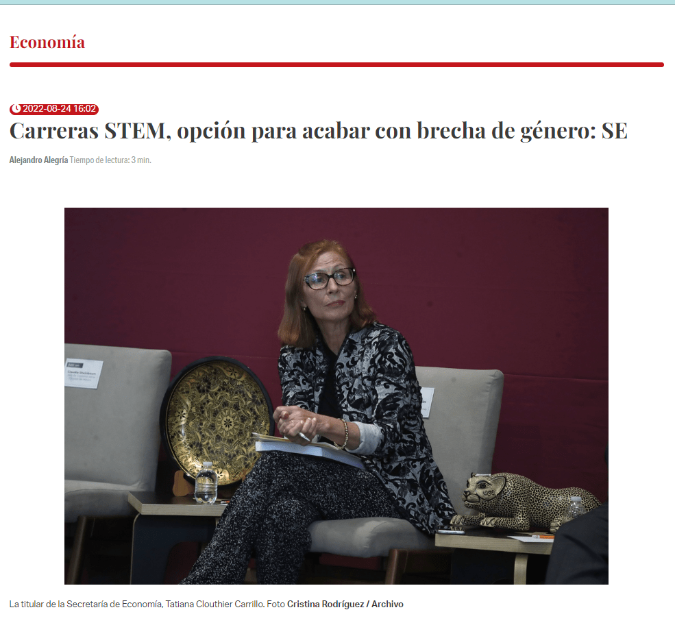 Carreras STEM, opción para acabar con brecha de género: SE
