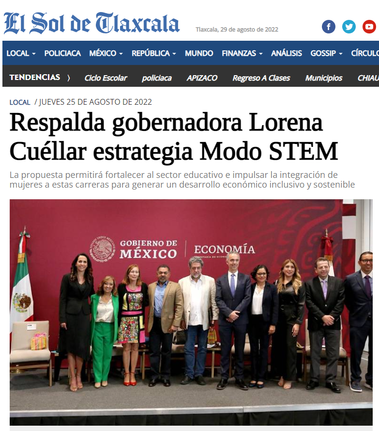 Respalda gobernadora Lorena Cuéllar estrategia Modo STEM