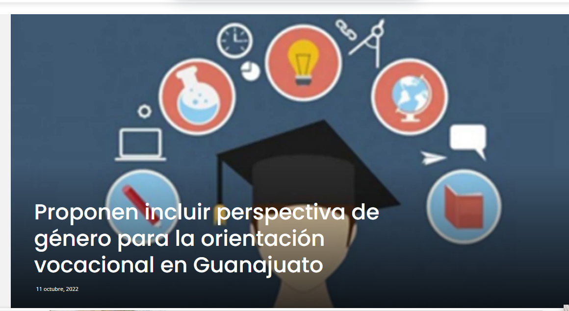 Proponen incluir perspectiva de género para la orientación vocacional en Guanajuato