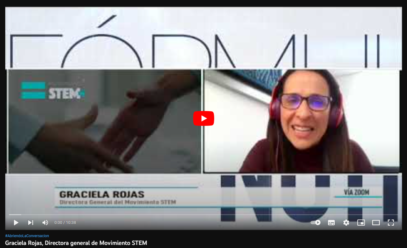 Graciela Rojas, Directora general de Movimiento STEM