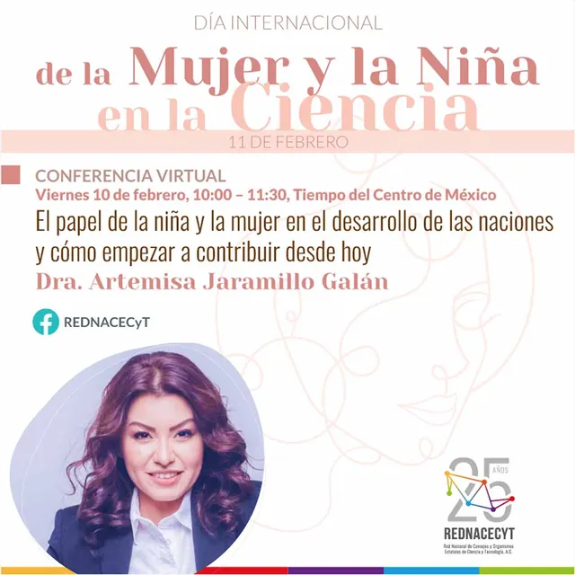 Alista Copocyt conmemoración del Día Internacional de la Mujer y la Niña en la Ciencia