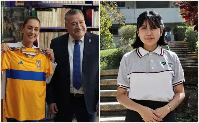Sheinbaum felicita a Ángela Elena Olazarán primel lugar del National Student Prize 2022